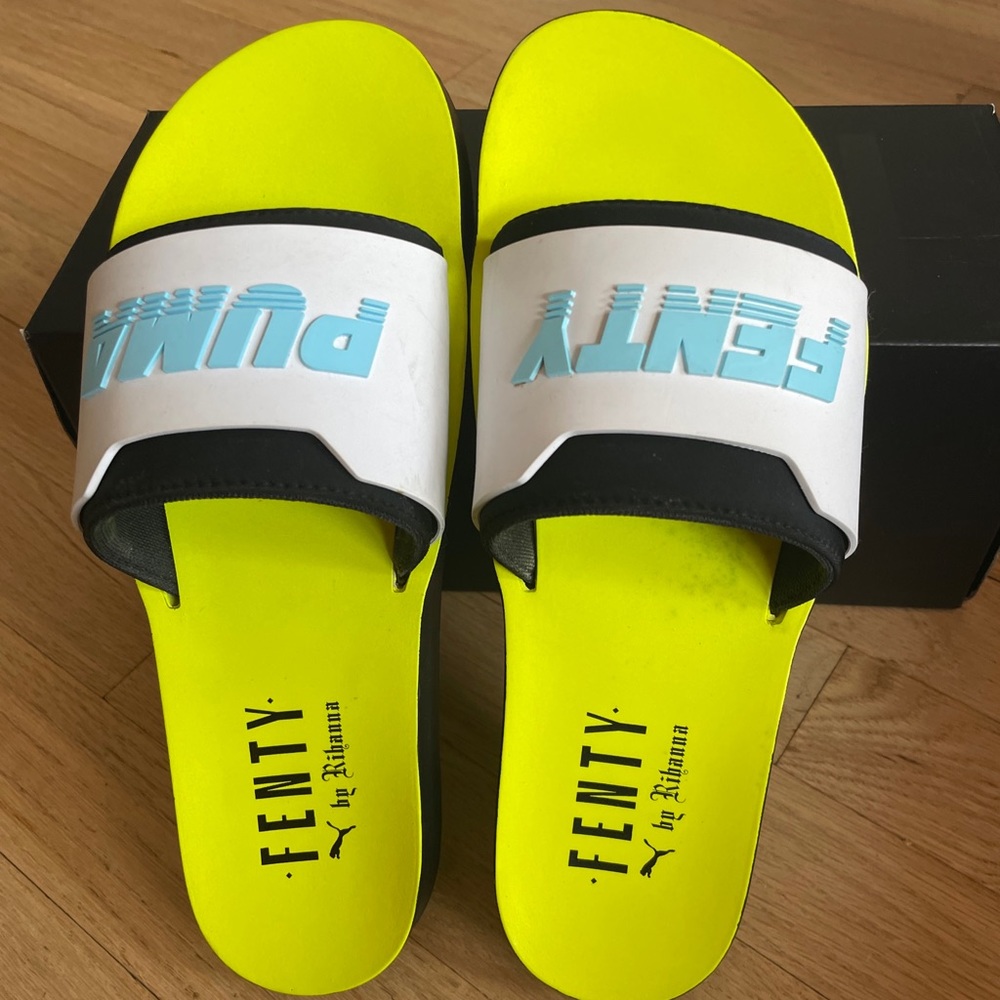 Women's Fenty puma slides size 8.5.